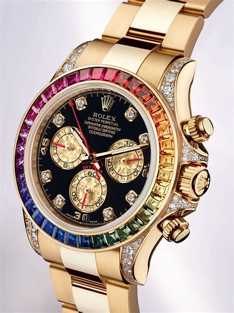 rolex daytona rainbow watch price